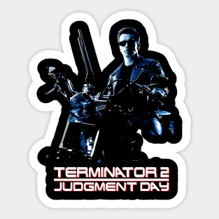 The Man Of The Future Terminators Juogment Day Sticker